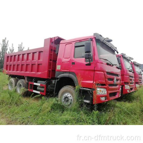 10 roues HOWO camion à benne basculante de 25 tonnes